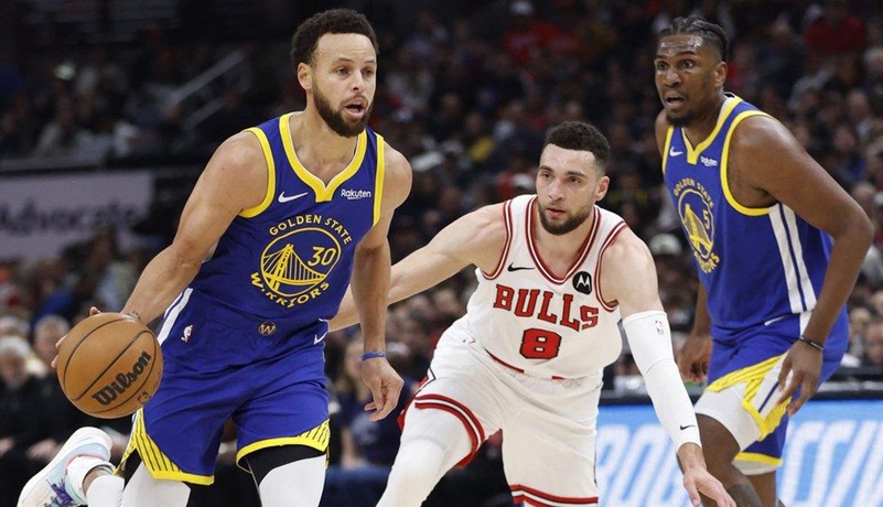 golden state warriors vs chicago bulls match player stats